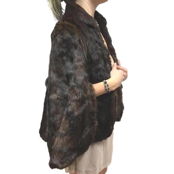 Mid-Century Kerrybrooke Mink Stole – Vintage Brown Fur Wrap (One Size) - Picture 4 of 4